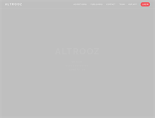 Tablet Screenshot of altrooz.com